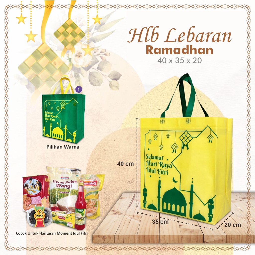 Jual Tas Lebaran Jumbo| Tas Parcel Sembako Lebaran Tas Hampers