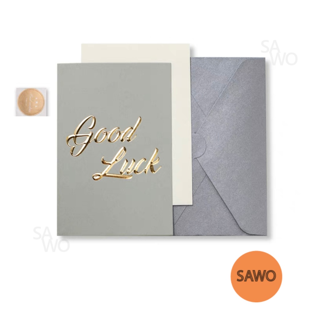 Jual Kartu Ucapan Silver Emboss Gold Birthday Love Gift Card | Shopee ...
