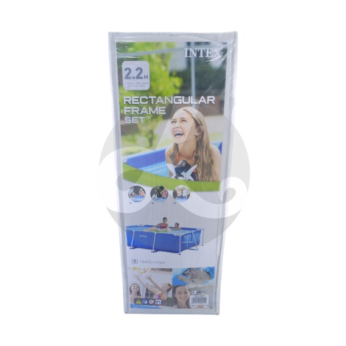 Jual KOLAM Renang Rakit Portable Rectangular Frame Set 2,20m x 1,50m x ...