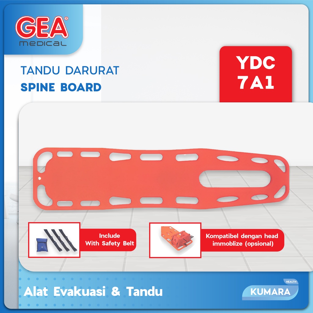 Jual GEA Tandu Emergency Spinal Board / Long Spine Board YDC Shopee