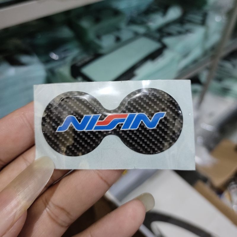 Jual Stiker Emblem Timbul Nissin Kaliper Cakram Shopee Indonesia