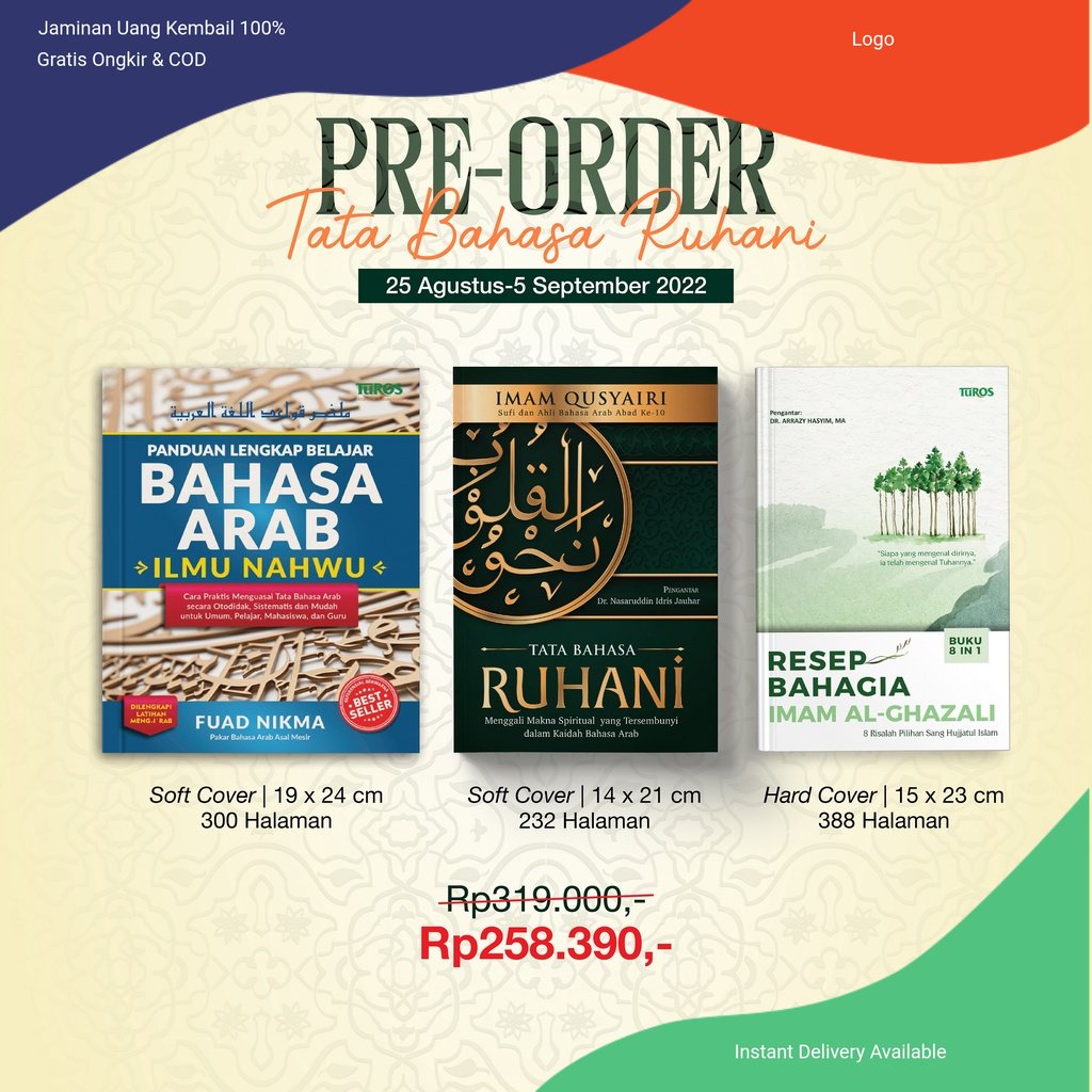 Jual Buku Turos Pustaka - Paket Bundling Tata Bahasa Ruhani (Nahwul ...