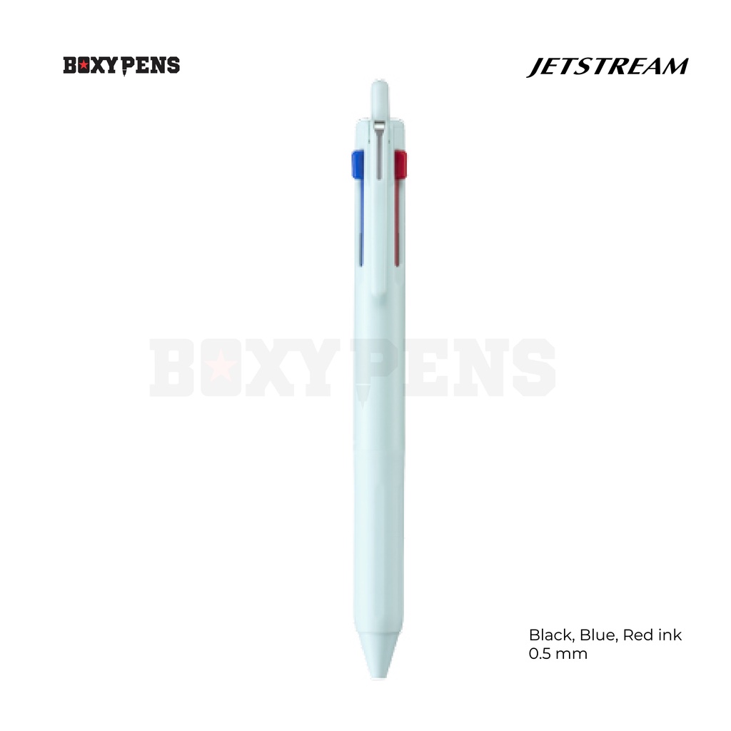 Jual Uni Ball Jetstream 3 Color SXE3-507 Ballpoint Pen 0.5 mm | Shopee ...
