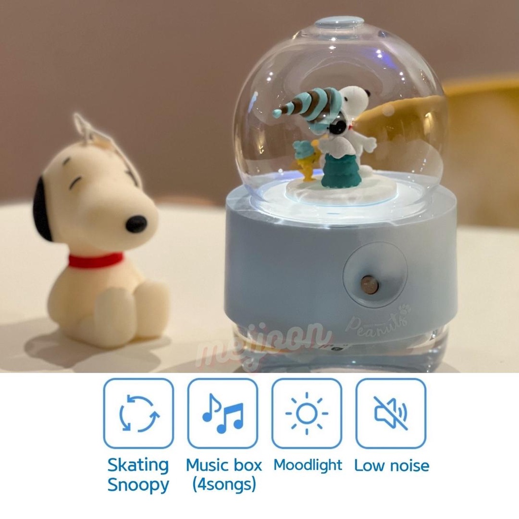 Jual PEANUTS, Snoopy Winter Edition Snowball Mood light Humidifier ...