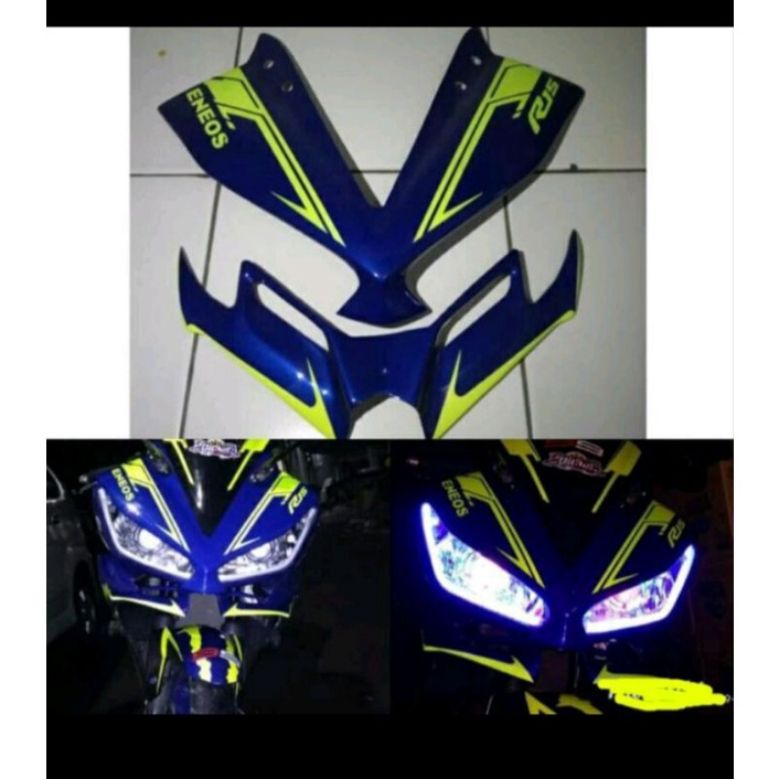 Jual topeng r15 v2 model v, plus winglet | Shopee Indonesia