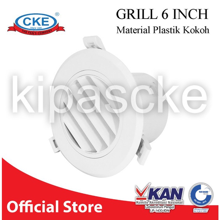 Jual Ceiling Round Air Grill 6 Inch Grill Penutup Inline Duct 6 Inch ...