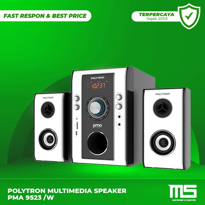 Jual POLYTRON Multimedia Speaker PMA 9523 /W | Shopee Indonesia