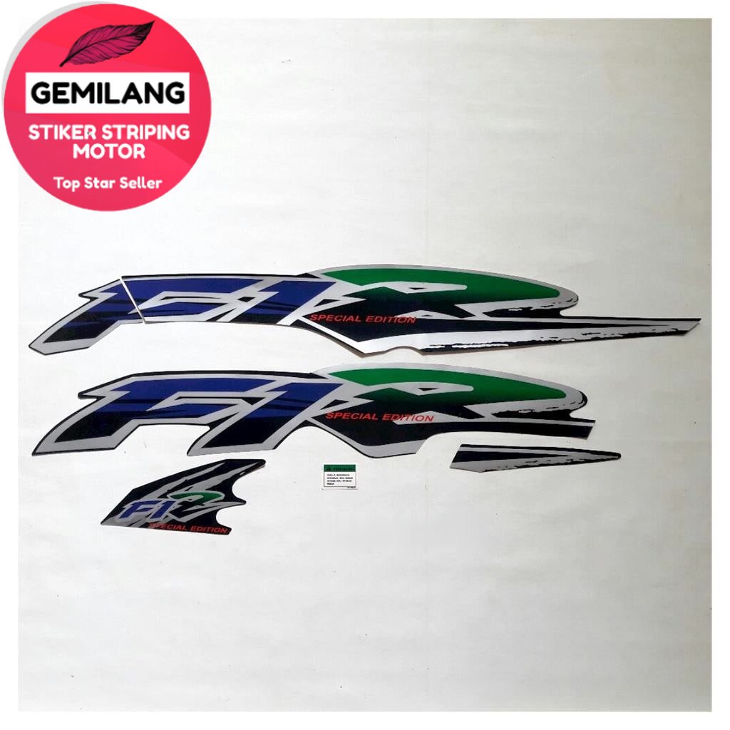 Jual Striping Decal Polet Sticker Yamaha F Z F Zr Fiz R F Zr Se Biru Hijau Stiker List