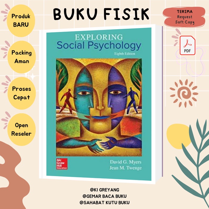 Jual BUKU EXPLORING SOCIAL PSYCHOLOGY EIGHTH EDITION - DAVID G. MYERS ...