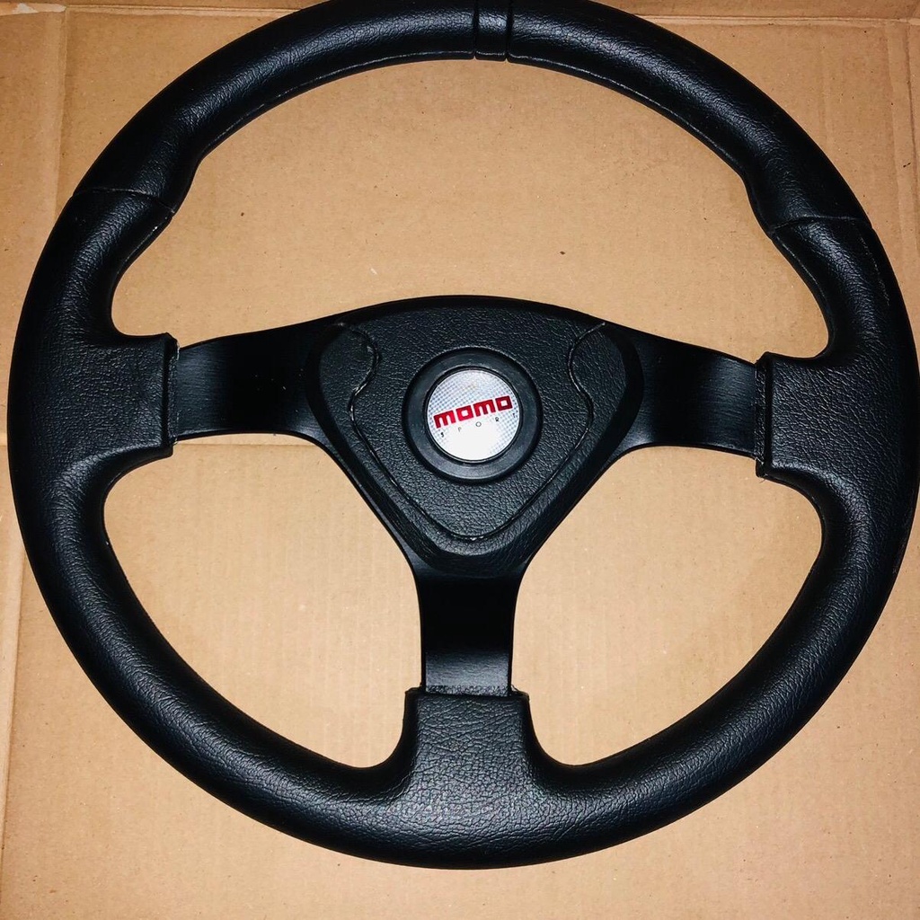 Jual Setir mobil racing ukuran 15 inci EVO full hitam | Shopee Indonesia