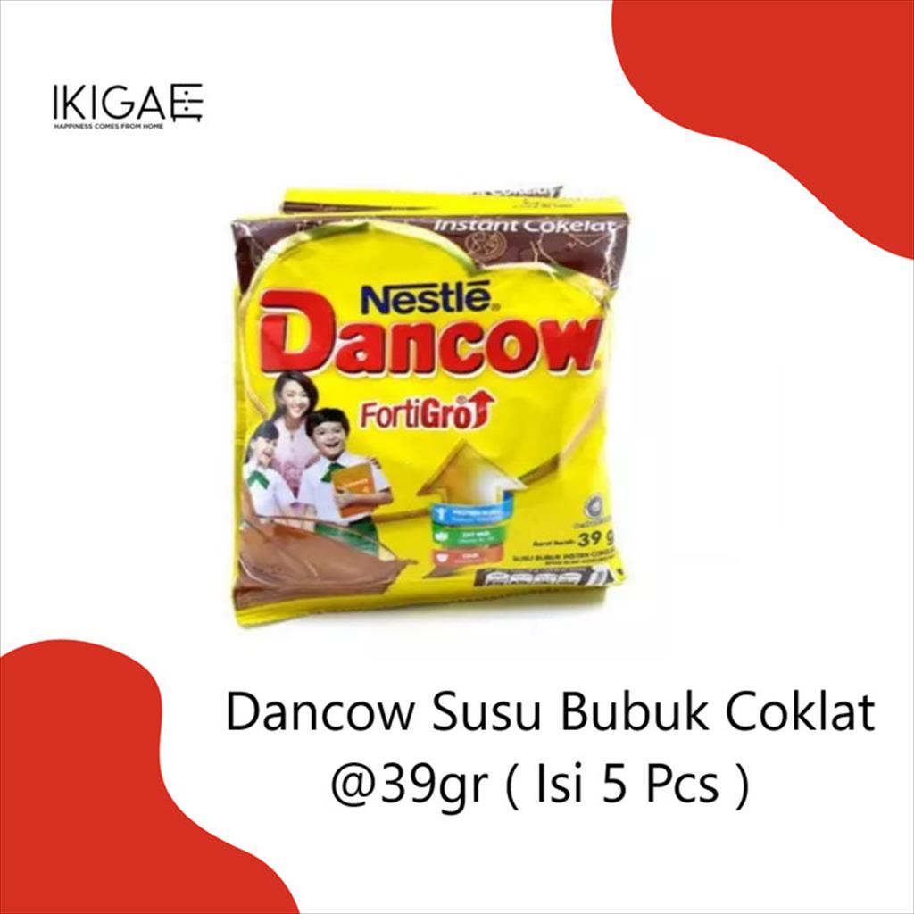 Jual SUSU BUBUK COKELAT NESTLE DANCOW FORTI GRO SACHET ISI 5`S | Shopee ...