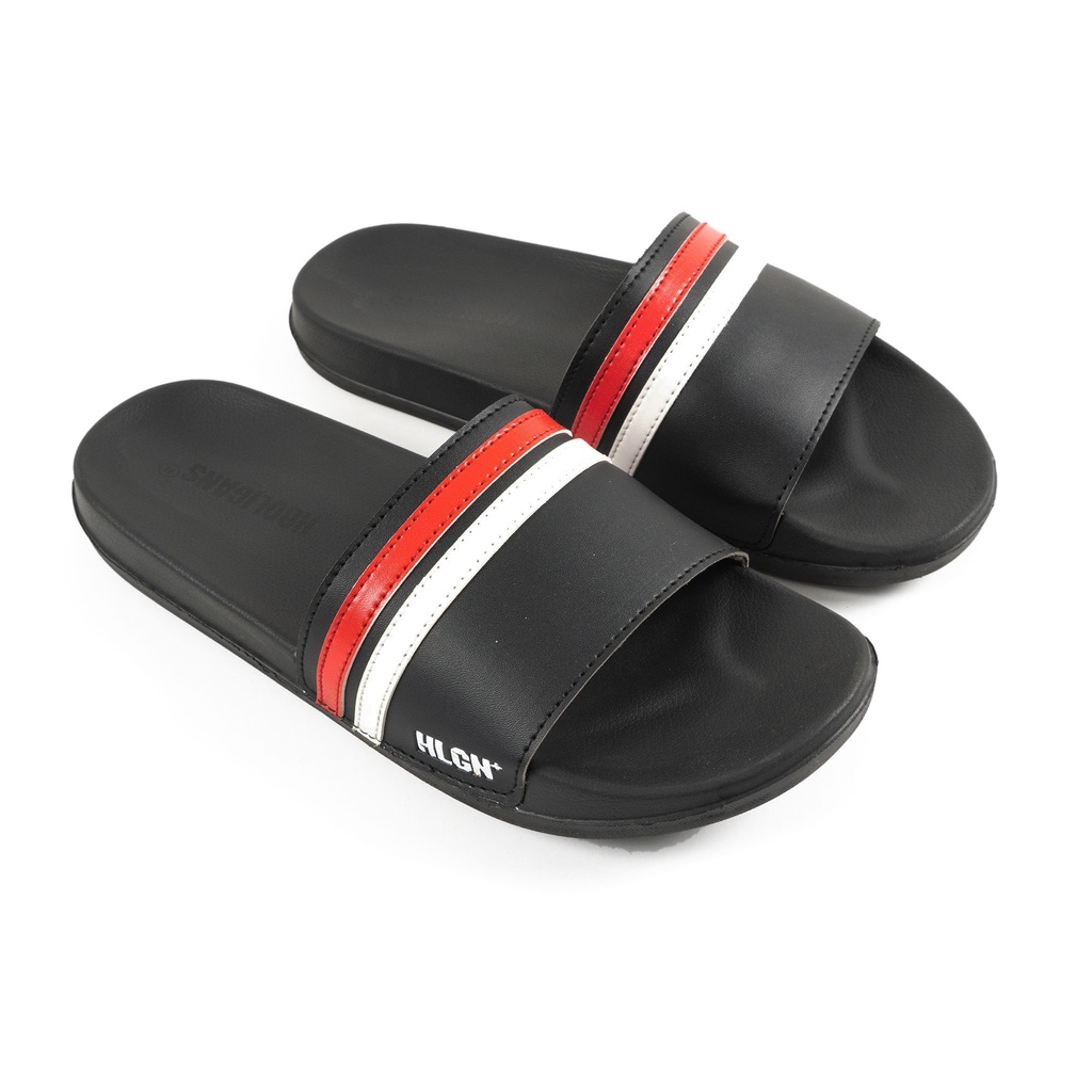 Jual Hooligans Sandal Santos Linea Black R/W | Shopee Indonesia