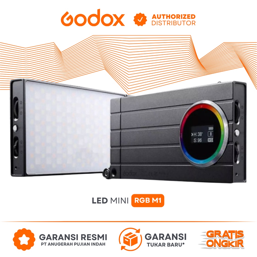 Jual GODOX M1 RGB MINI CREATIVE ON-CAMERA VIDEO LED LIGHT | Shopee ...