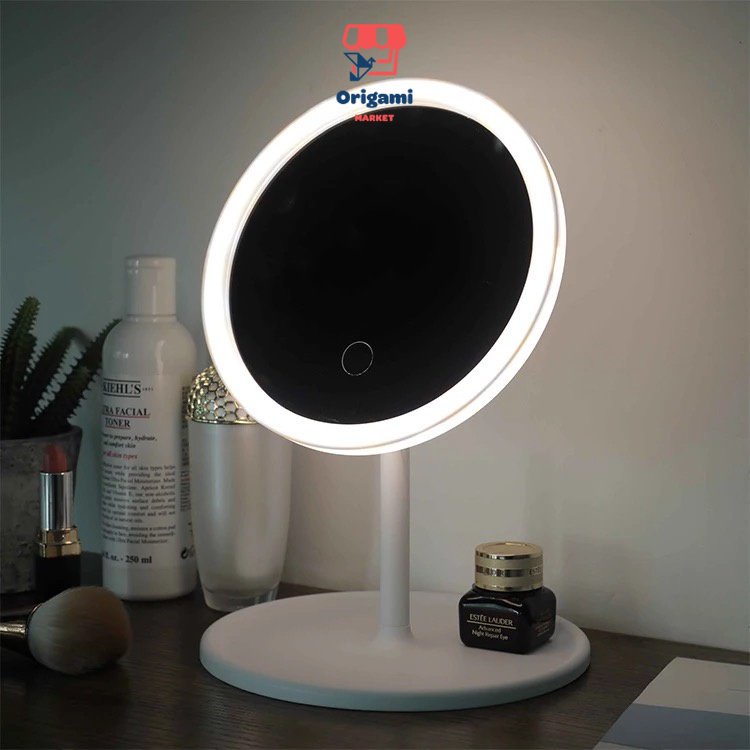 Jual Led Mirror Touch Sensor Kaca Rias Bulat Kaca Makeup Cermin Rias Cermin Makeup Bulat 9857