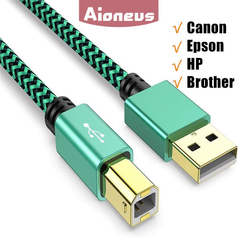 Jual USB 2.0 Kabel Printer HP Canon Epson 2m 3m 5m Cable USB Male to BM ...