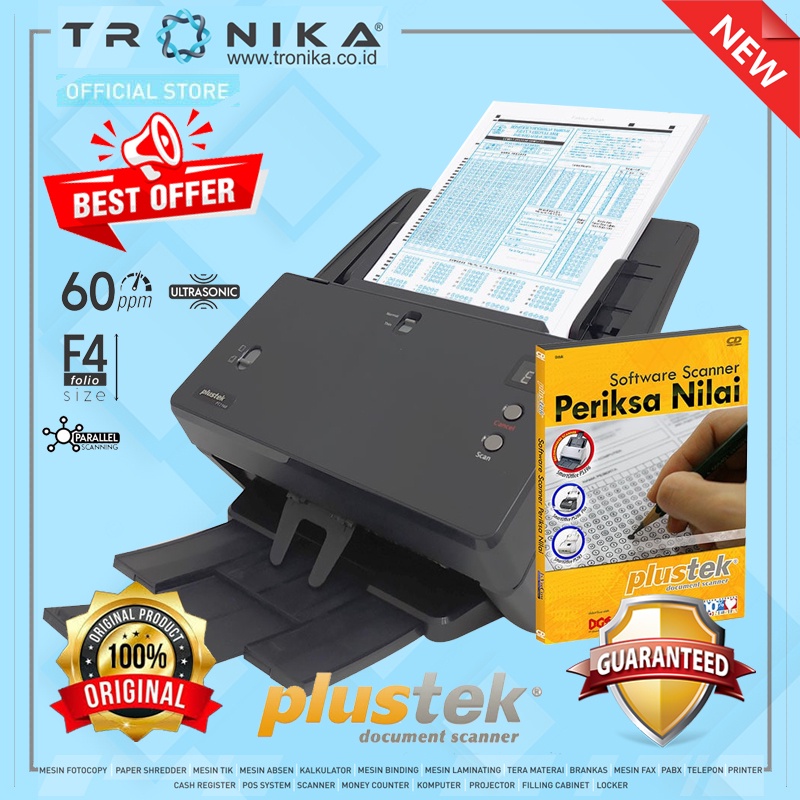 Jual Scanner Periksa Nilai Ljk Plustek Smartoffice Pt Adf