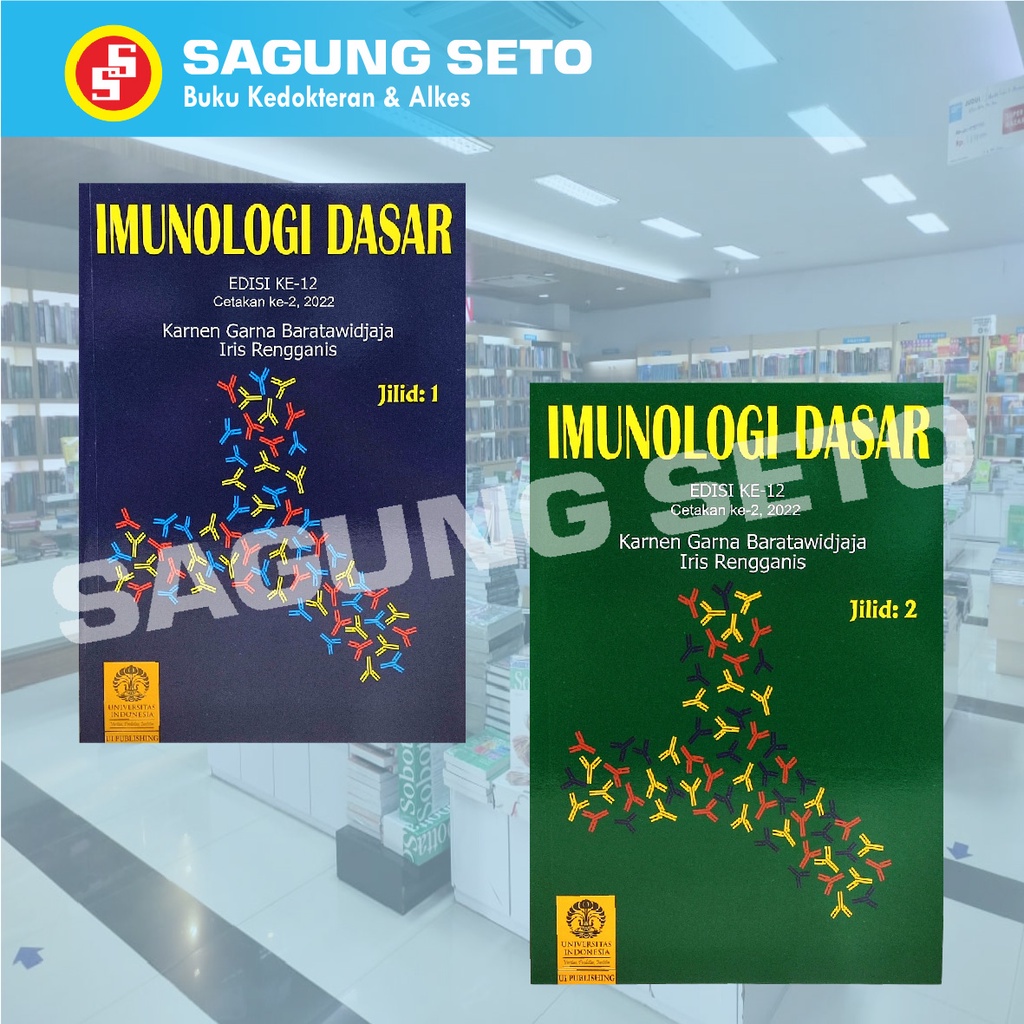 Jual IMUNOLOGI DASAR EDISI 12 JILID 1 DAN 2 (1 SET ) / IMUNOLOGI KARNEN ...