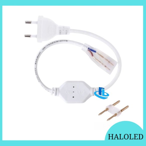 Jual Kabel Scoket Colokan Lampu LED Strip 5050 220 Volt BULAT | Shopee ...