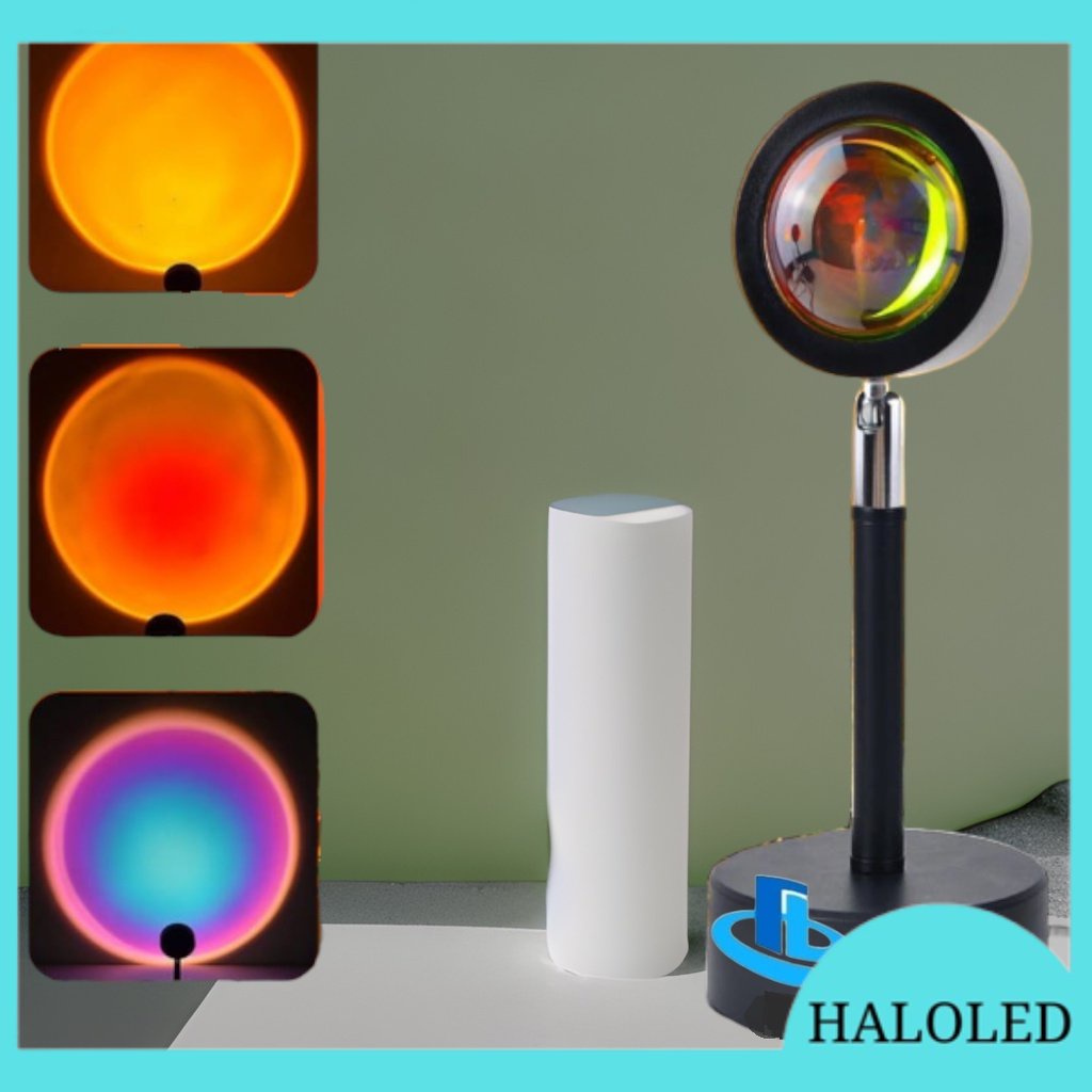 Jual LAMPU SUNSET PROYEKTOR LED EFEK MATAHARI 25WARNA/LAMPU LANTAI ...