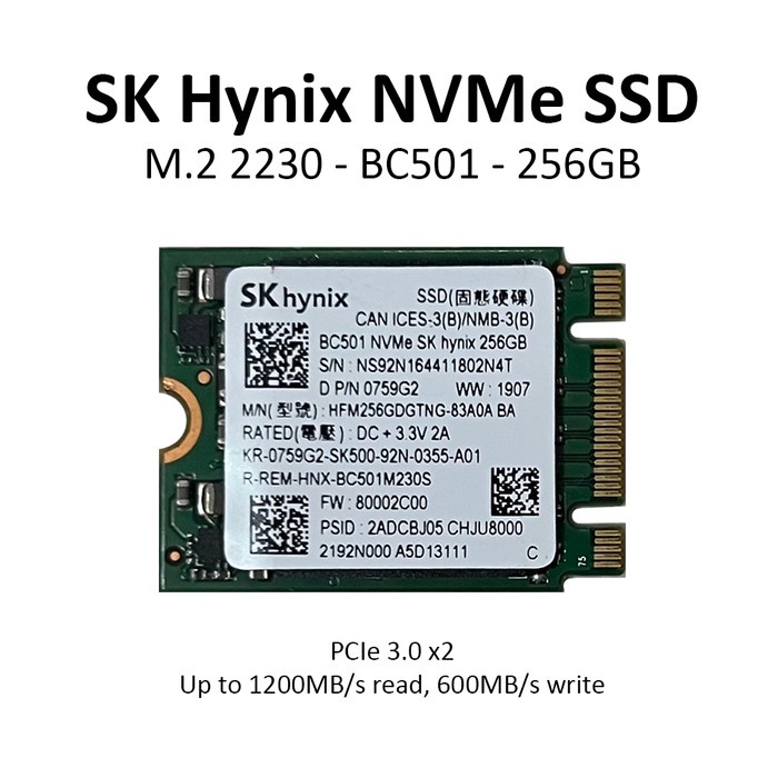 Jual SK Hynix M.2 2230 NVMe SSD Solid State Drive M2 PCIe Internal ...
