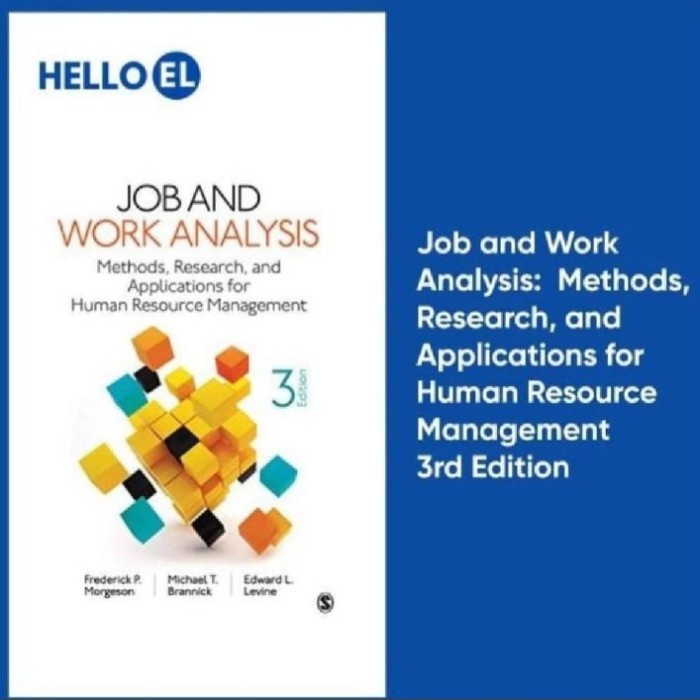 Jual job and work analysis 3rd | Shopee Indonesia
