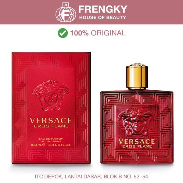 Jual Parfum Versace Eros Flame EDP 100 Ml | Shopee Indonesia