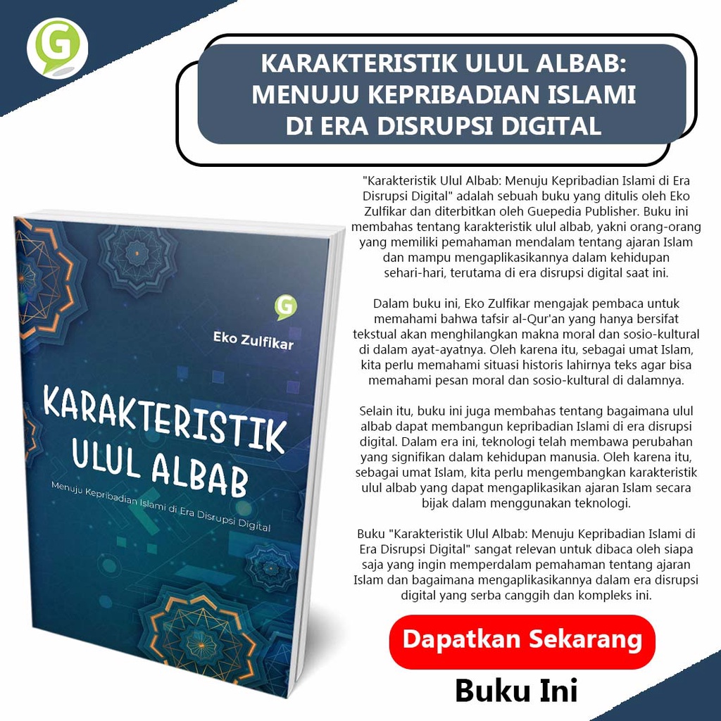 Jual Buku Agama Karakteristik Ulul Albab: Menuju Kepribadian Islami Di ...