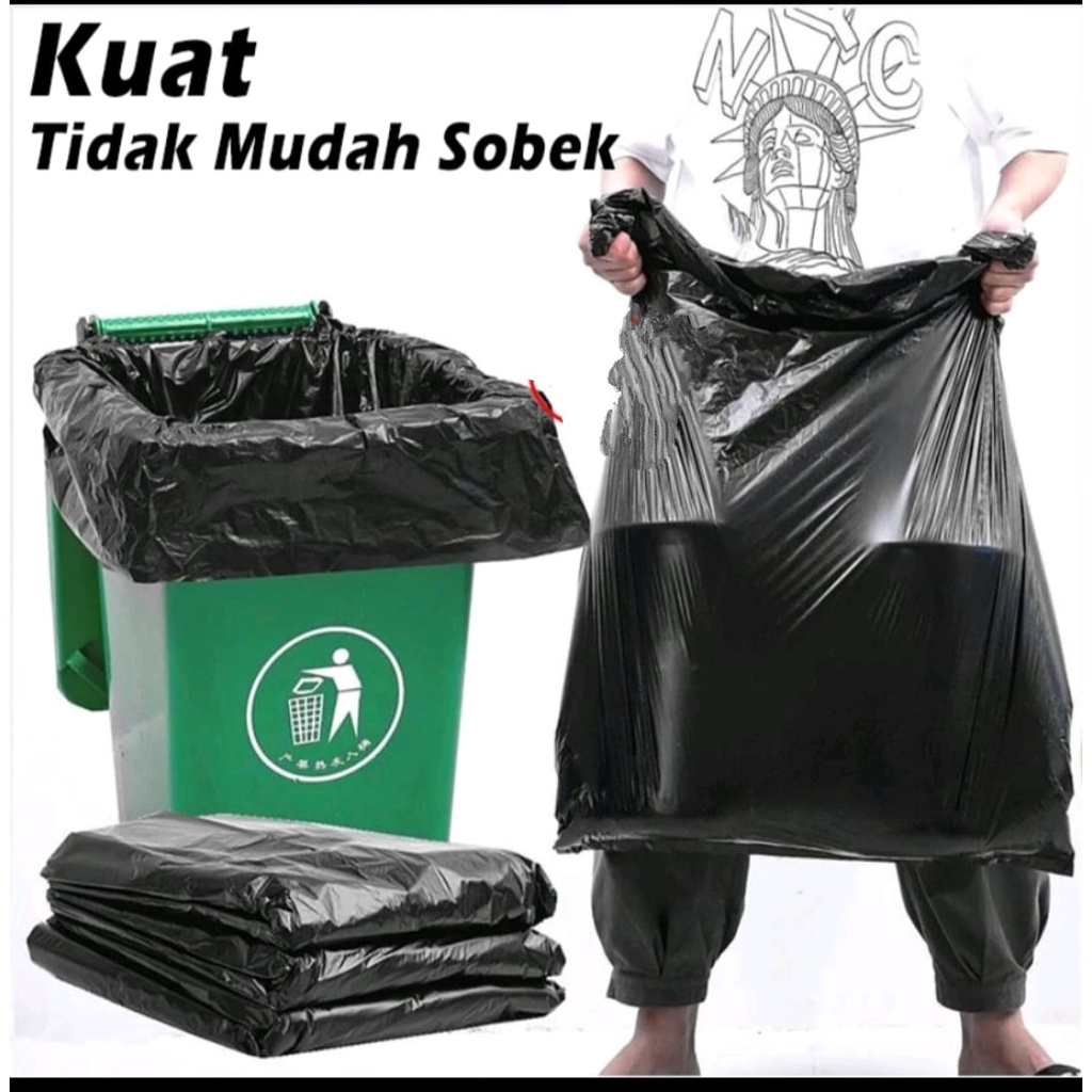 Jual Ready Stock Harga 1 Pack Hd Sampah Plastik Sampah 60 X 100 Cm Kantong Plastik 8755