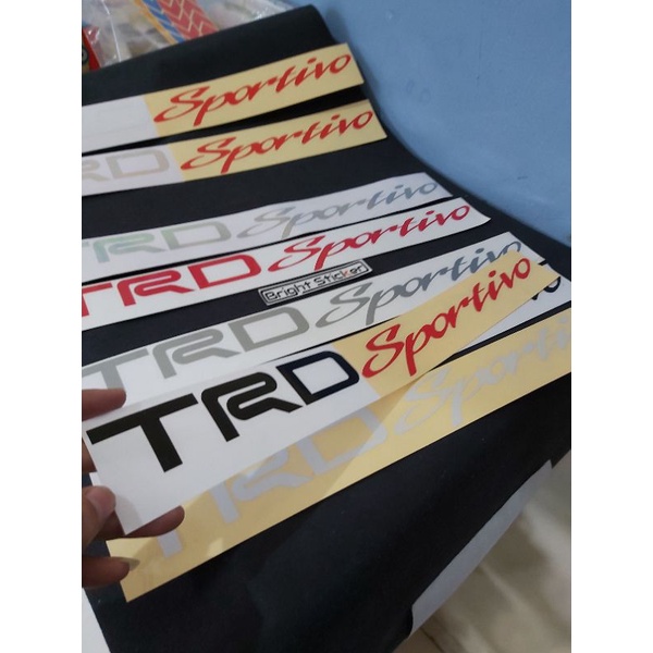 Jual STICKER TRD SPORTIVO STICKER MOBIL MOTOR CUTTING | Shopee Indonesia