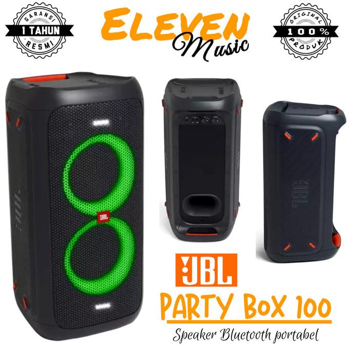 Jual Jbl Partybox 100 Portable Bluetooth Party Speaker Aktif Bluetooth