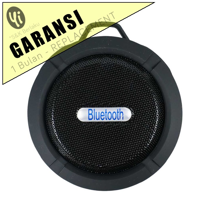 Mini Outdoor Bluetooth Speaker Bulat Kecil Mini Portabel 360 Surround Sound  Audio Portable USB FM Radio Memori TF Card Slot Praktis Kecil Murah