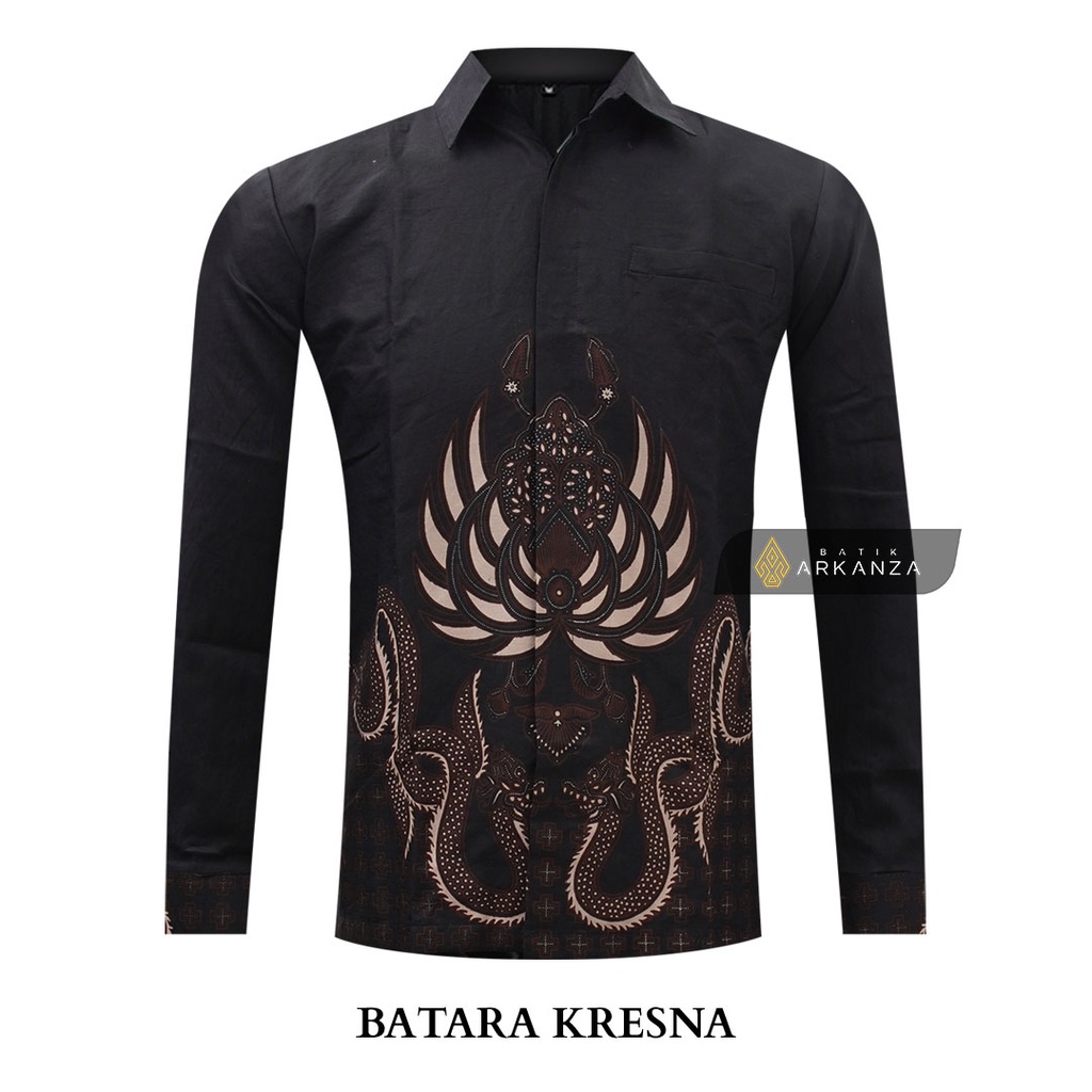 Jual BATIK ARKANZA Store Motif BATARA KRESNA Hem Atasan Kemeja Baju ...