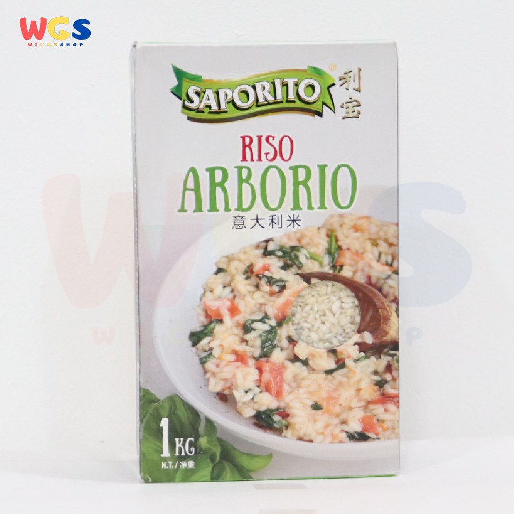 Jual Saporito Risotto Superfino Arborio Rice 1kg - Beras Italy | Shopee ...