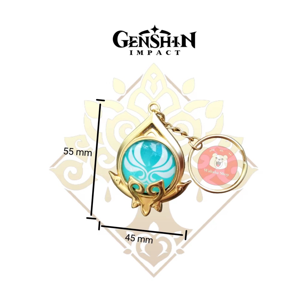 Jual Gantungan Kunci Genshin Impact Vision Sumeru Keychain Glow in The ...
