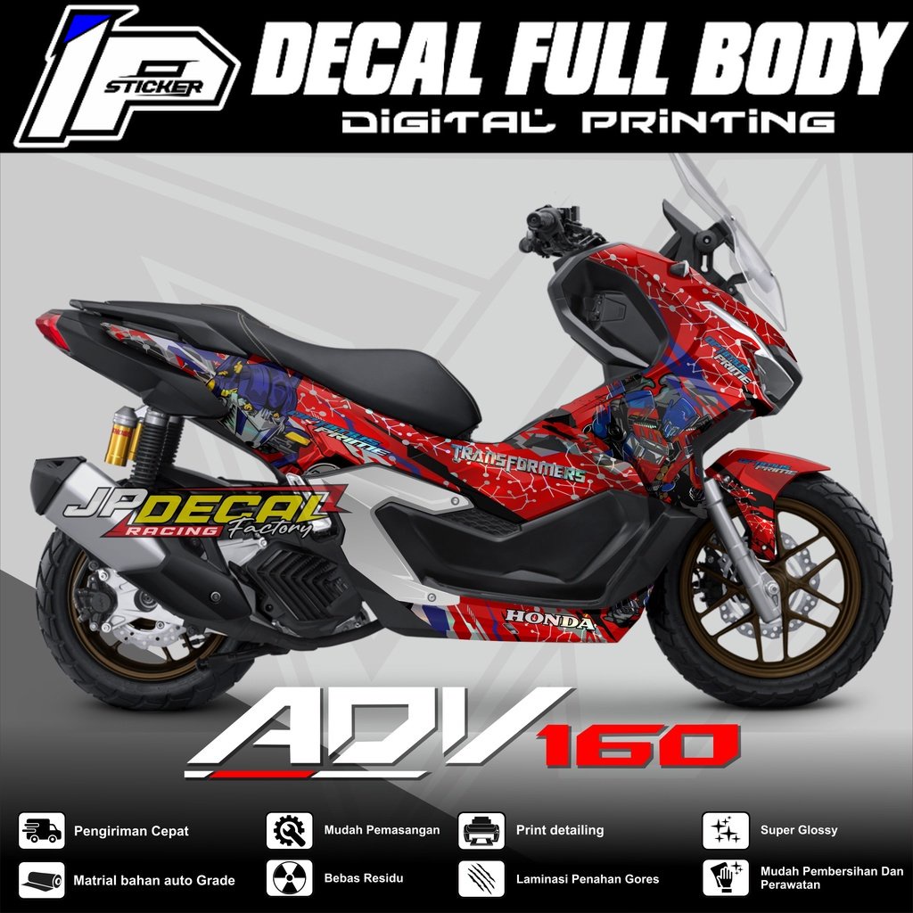 Jual Sticker Decal ADV 160 2022 Fullbody - Stiker Dekal Honda new ADV ...