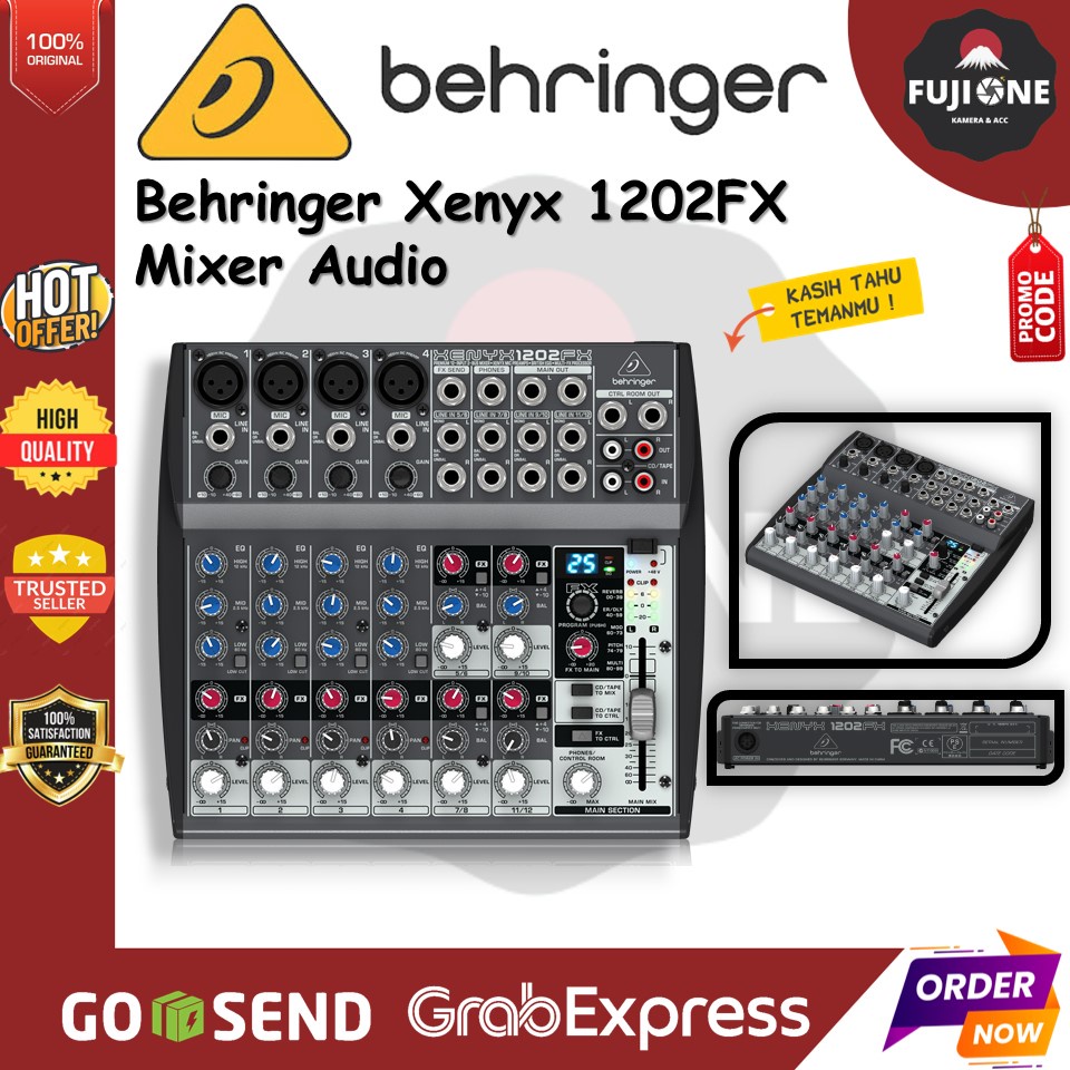 Jual Behringer Xenyx 1202FX Mixer Audio Shopee Indonesia