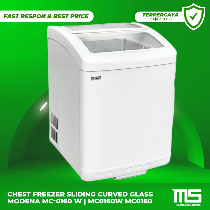 Jual FREEZER BOX 100LITER MODENA MC0160 CHEST FREZER MODENA MC 0160 Shopee Indonesia