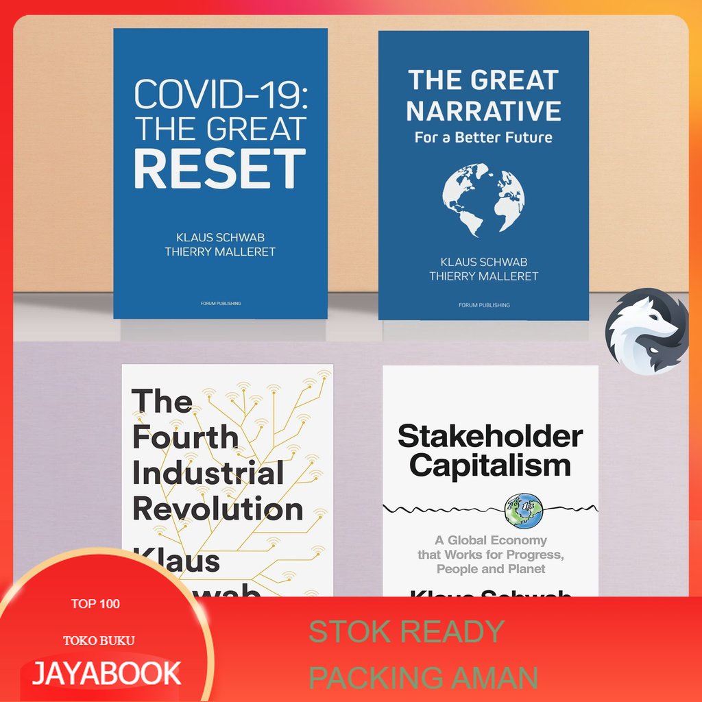 Jual (Eng) Klaus Schwab Books Collection (Covid 19: The Great Reset ...