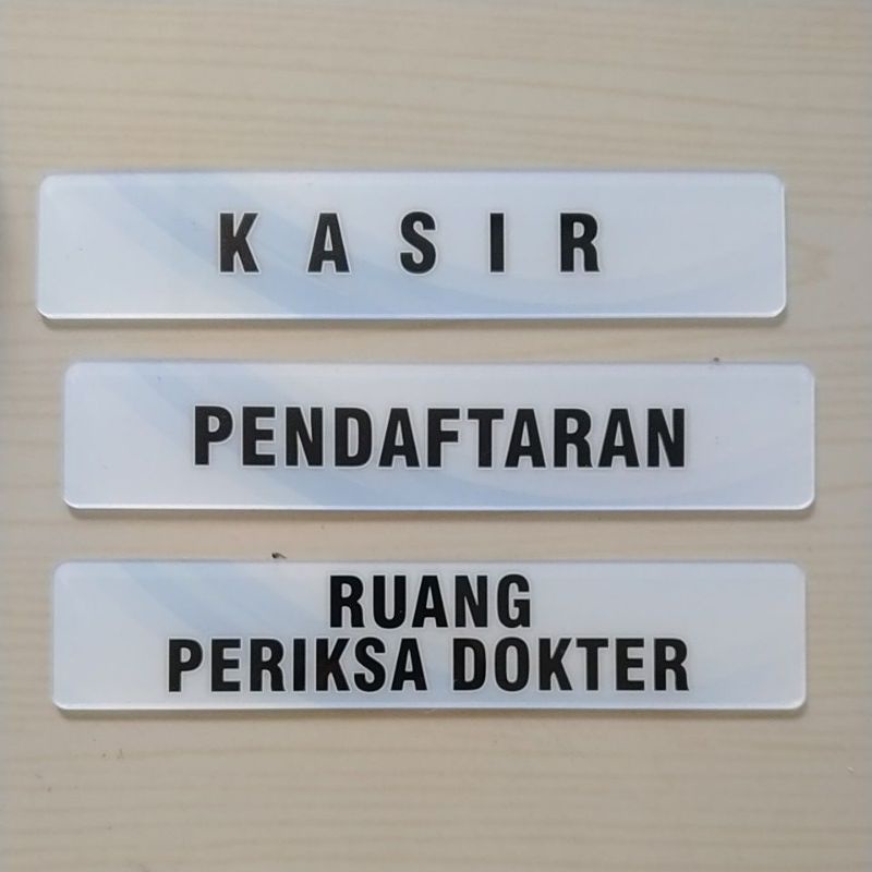 Jual akrilik informasi Ukuran 25 x 5 Custom Shopee Indonesia