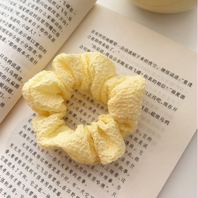 Jual F5165 Ikat Rambut Korea Polos Warna Warni / Karet Ikat Rambut