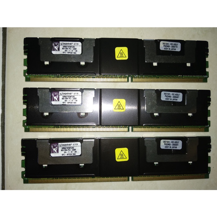 8 Go RAM DDR2 Serveur - PC2-5300F FBDIMM - ECC - Neuve (Équivalent Kingston)