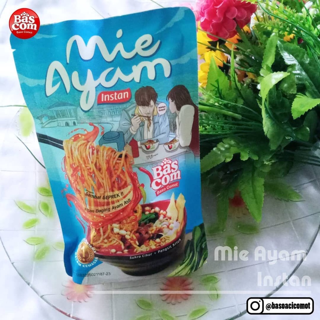 Jual Mie Ayam Instan Spesial Bascom Shopee Indonesia