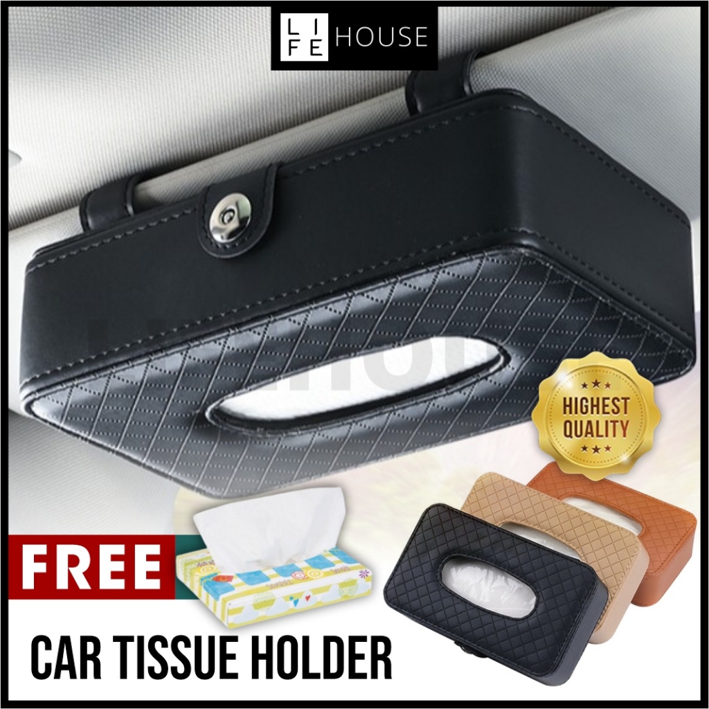 Jual Tissue Box Car Tissue Box Holder Kotak Tisu Mobil tisu kereta Car tissue box holder tissue