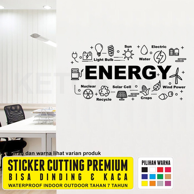 Jual Wall Stiker Dinding Kaca Kantor Motivasi Kerja Cutting Sticker