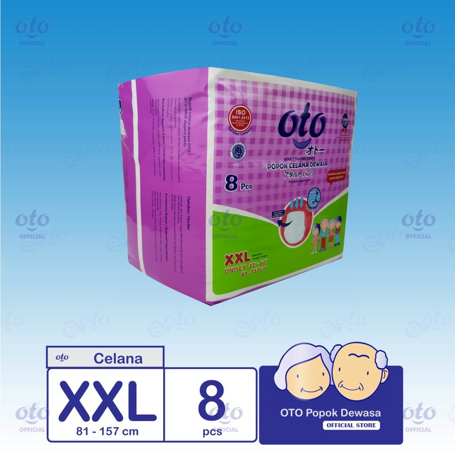 Jual Oto Diapers Adult Pants Popok Dewasa Model Celana Ukuran Xxl Isi Pcs Shopee Indonesia