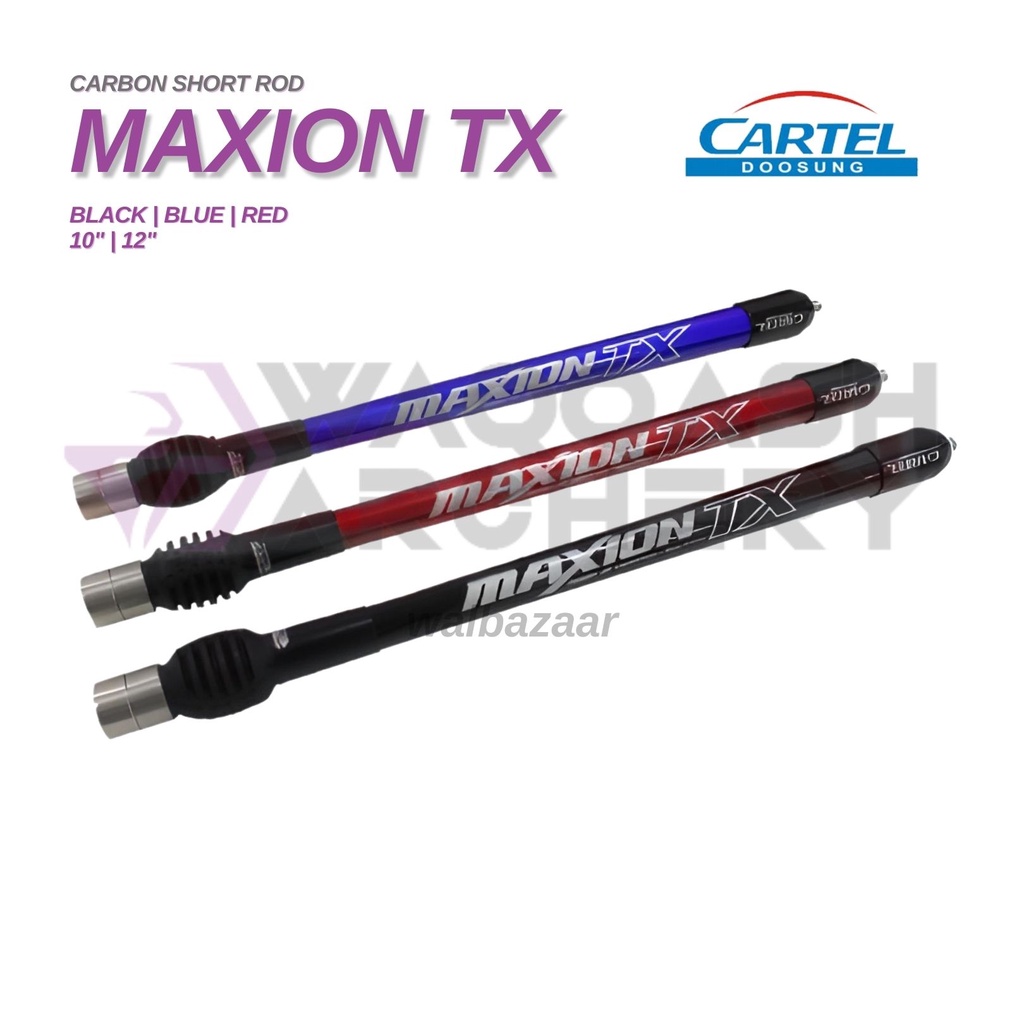 Jual CARTEL MAXION TX CARBON STABILIZER SHORT ROD Recurve Standard