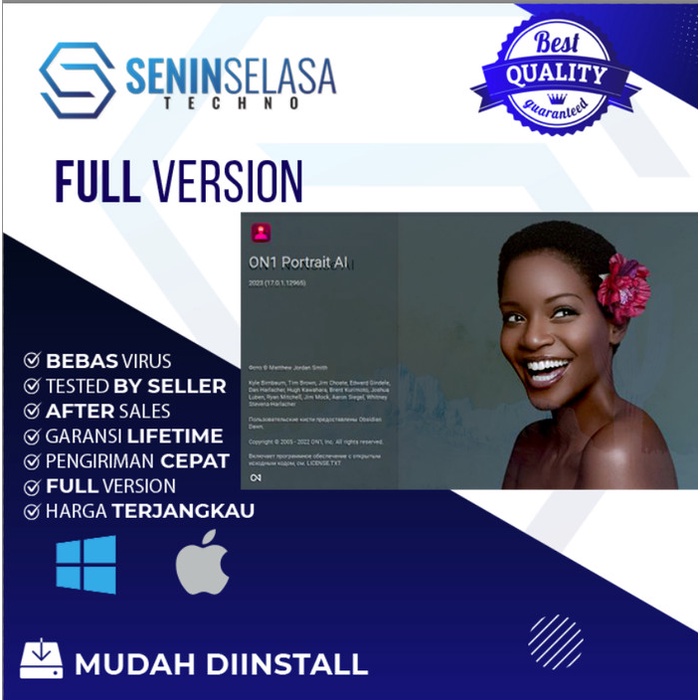 Jual Software Editing Potrait: ON1 Portrait AI 2023 v17 [WIN] - Windows ...