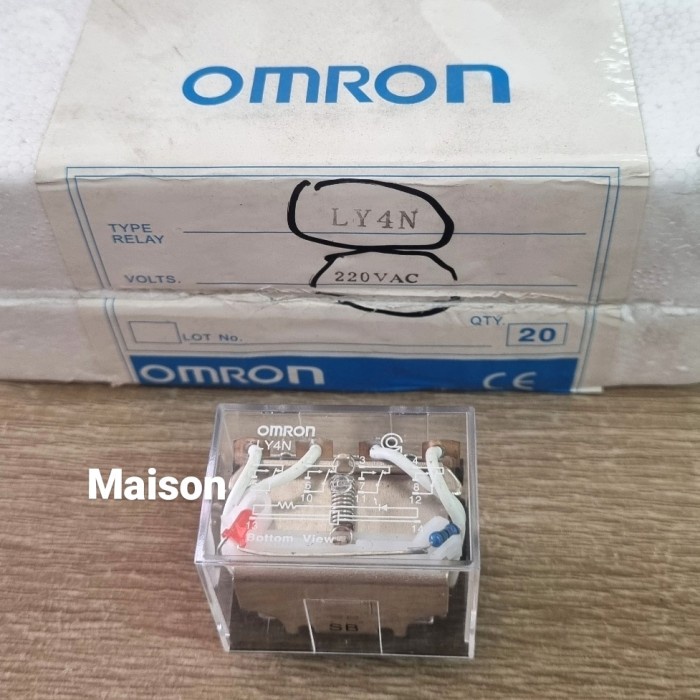 Jual Omron Relay Ly N V Ac Ly N Vac Relay Saja Shopee Indonesia