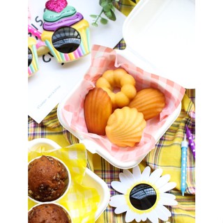 PM156 [LOGU] Kertas baking, Kertas minyak alas bento, Burger Sandwich paper baking