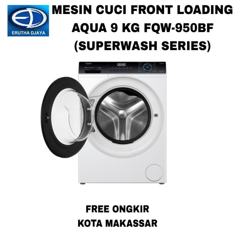 Jual Mesin Cuci Front Loading Aqua Kg Super Wash Series Fqw Bf